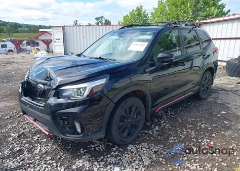 2019 Subaru Forester Sport из США, поврежденный, VIN JF2SKAPC7KH400992